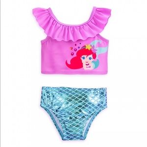Disney Store 2 Piece Swimsuit, The Little Mermaid